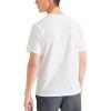 DOCKERS Men’s Slim Fit Short Sleeve Tee Shirt(Lucent White)