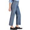 DOCKERS Women’s High Straight Fit Jeancut Pant(Medium Indigo Stonewash)