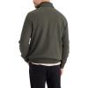 Dockers Men’s Regular Fit Long Sleeve 1/4 Zip Fleece Sweatshirt(Chimera)