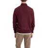 Dockers Men’s Regular Fit Long Sleeve 1/4 Zip Fleece Sweatshirt((New) Heather Warm Cabernet)