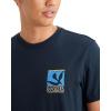 Dockers Mens Slim Fit Short Sleeve Graphic Tee Shirt(Bird and Whale Navy Blazer)