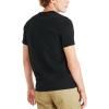 Dockers Mens Slim Fit Short Sleeve Graphic Tee Shirt(Black)
