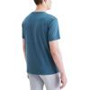 Dockers Mens Slim Fit Short Sleeve Graphic Tee Shirt(Blue Fusion)