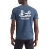 Dockers Mens Slim Fit Short Sleeve Graphic Tee Shirt(Bridge Pocket Vintage Indigo)