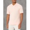 Dockers Men’s Slim Fit Short Sleeve Polo(Rose Quartz)