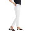 Dockers Women’s Slim Fit High Rise Jean Cut Pants(Lucent White)