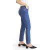 Dockers Women’s Slim Fit High Rise Jean Cut Pants(Medium Indigo Stonewash)