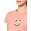 Dockers Women’s Slim Short Sleeve Graphic Tee Shirt((New) Poppy Tawny Orange)