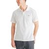 Slim Fit Ribbed Polo(Lucent White)