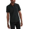 Slim Fit Ribbed Polo(Mineral Black)