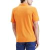 Slim Fit Ribbed Polo(Orange Ochre)