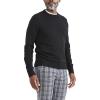 DOCKERS Men’s Regular Fit Long Sleeve Crewneck Sweater(Beautiful Black)