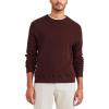 DOCKERS Men’s Regular Fit Long Sleeve Crewneck Sweater(Decadent Chocolate Brown)