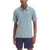 DOCKERS Men’s Regular Fit Short Sleeve Performance Pique Polo(Tourmaline)