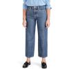 DOCKERS Women’s High Straight Fit Jeancut Pant(Medium Indigo Stonewash)