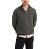 Dockers Men’s Regular Fit Long Sleeve 1/4 Zip Fleece Sweatshirt(Chimera)