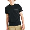 Dockers Mens Slim Fit Short Sleeve Graphic Tee Shirt(Black)