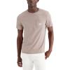 Dockers Mens Slim Fit Short Sleeve Graphic Tee Shirt(Fluke Pocket Fawn)