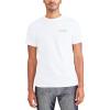 Dockers Mens Slim Fit Short Sleeve Graphic Tee Shirt(Lucent White Back Logo)