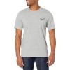 Dockers Mens Slim Fit Short Sleeve Graphic Tee Shirt(Smokestack Heather)