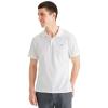 Dockers Men’s Slim Fit Short Sleeve Polo(Lucent White)