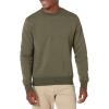 Dockers Regular Fit Long Sleeve Crewneck Sweatshirt((New) Forest Night Green)