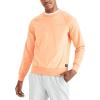 Dockers Regular Fit Long Sleeve Crewneck Sweatshirt(Sunbaked Orange – Logo)