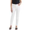 Dockers Women’s Slim Fit High Rise Jean Cut Pants(Lucent White)