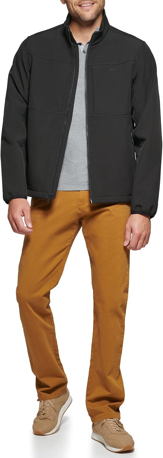 imageDOCKERS Mens Clean Zipup Softshell JacketBlack