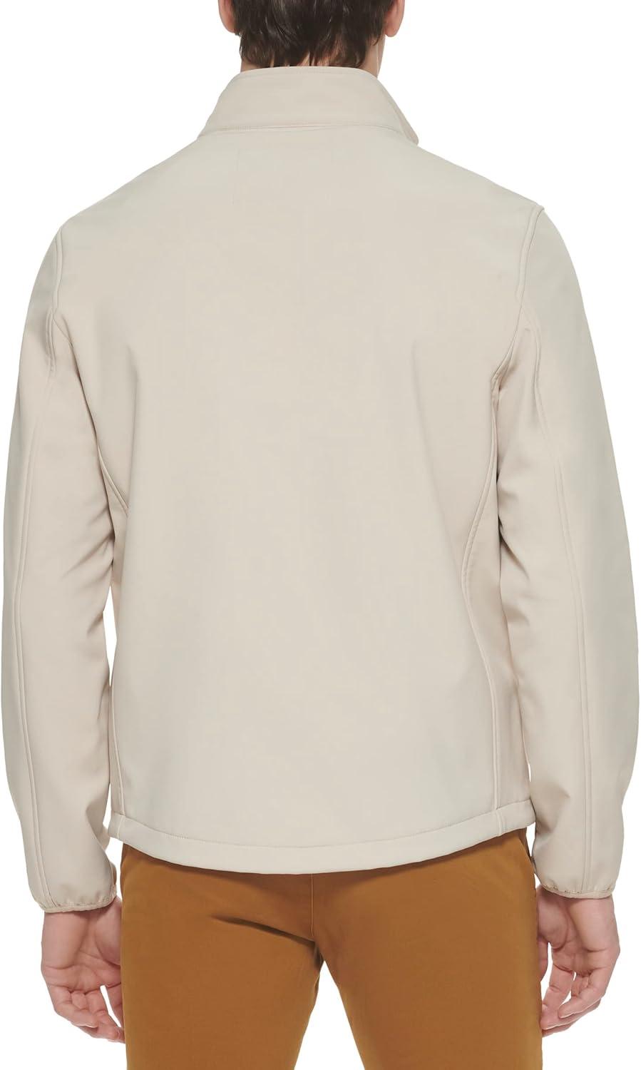 imageDOCKERS Mens Clean Zipup Softshell JacketKhaki