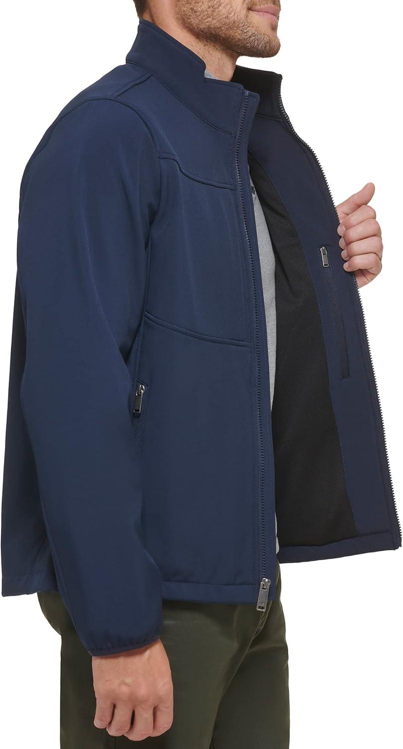 imageDOCKERS Mens Clean Zipup Softshell JacketMidnight