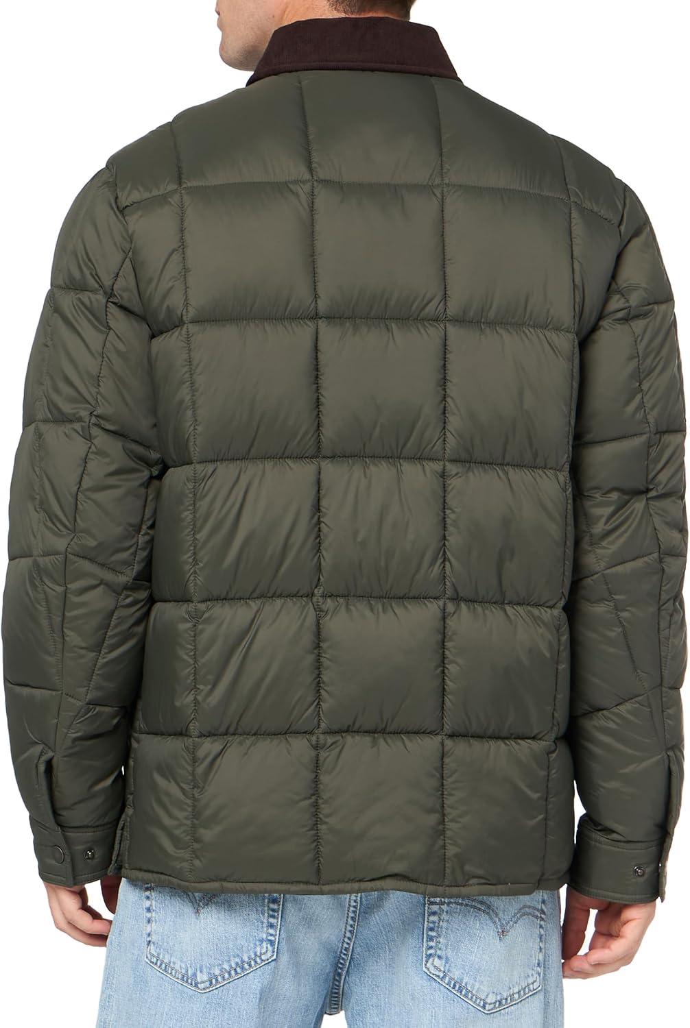 imageDOCKERS mens Quilted Puffer ShacketForest
