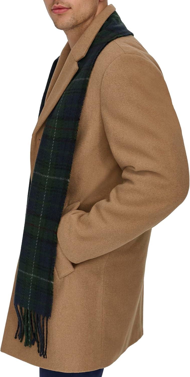 imageDOCKERS mens The Henry Wool Blend Top CoatCamel With Scarf