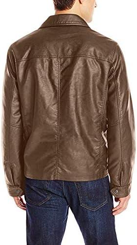 imageDockers Mens James Faux Leather Jacket Regular Big ampamp Tall SizesEarth