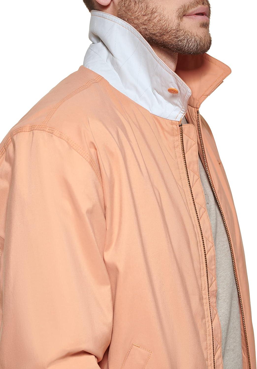 imageDockers Mens Microtwill Golf Bomber JacketApricot