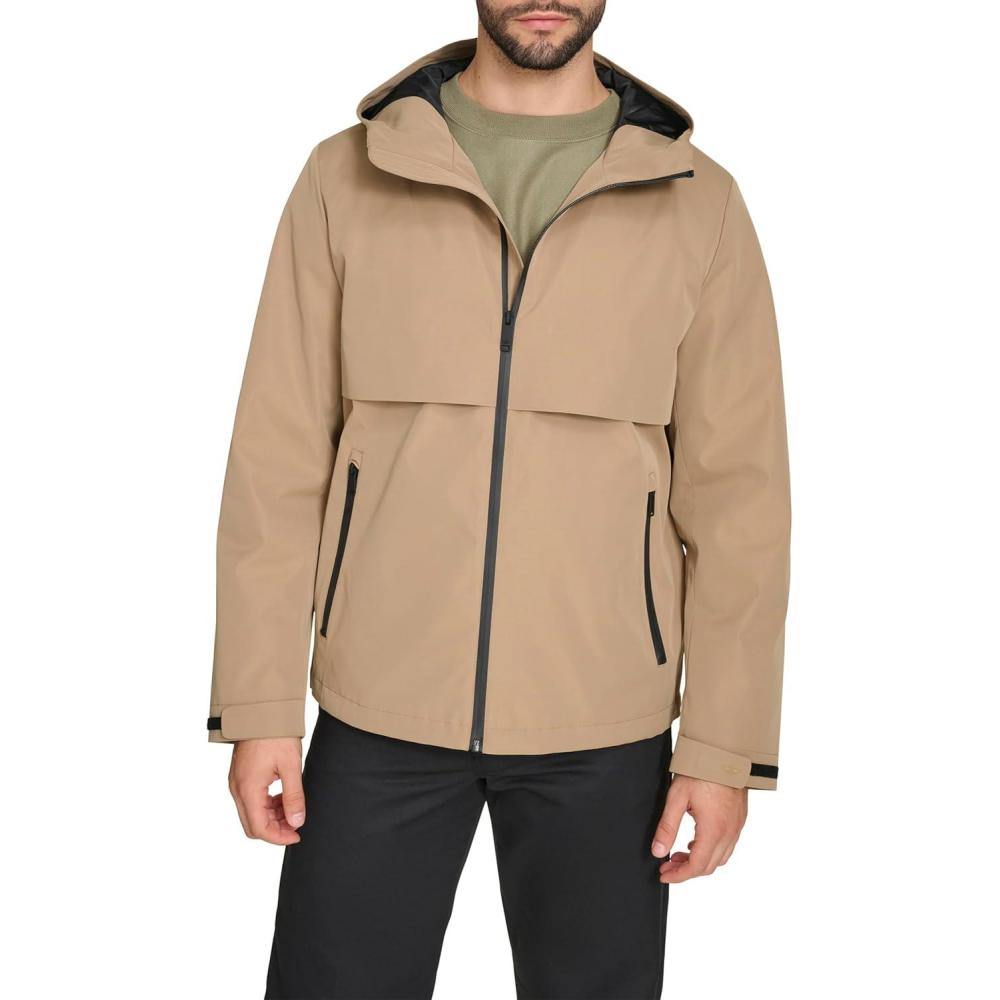 imageDOCKERS mens Flex Tech Filled Storm JacketBritish Khaki