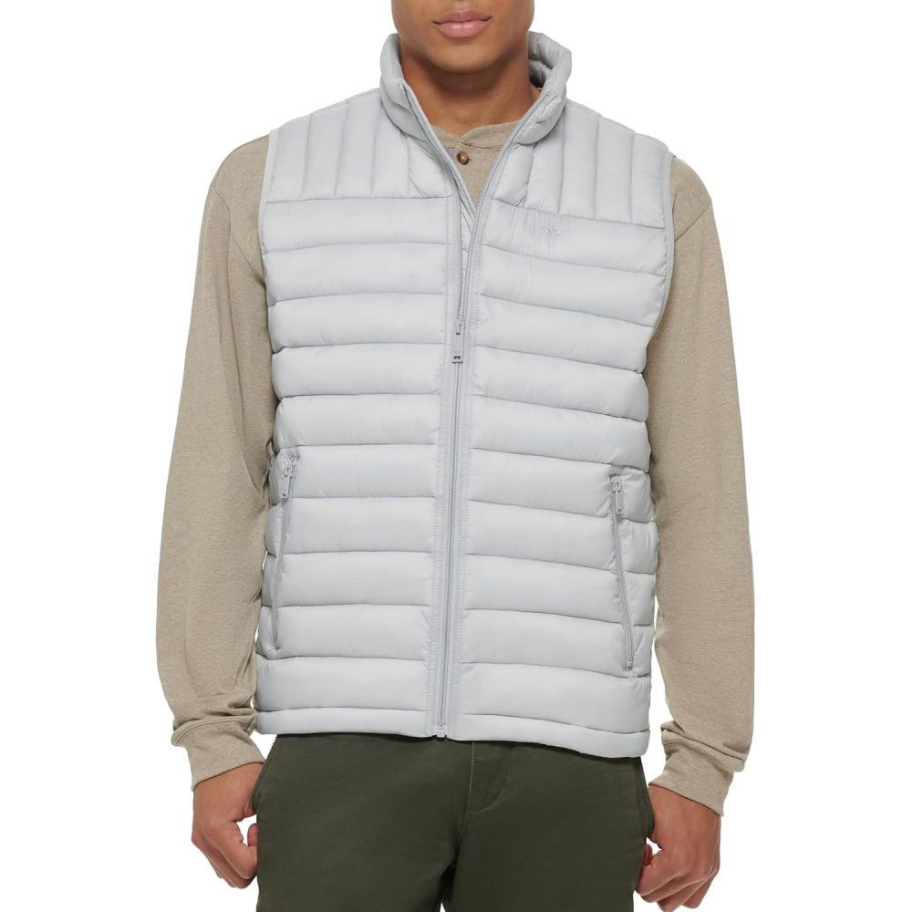 imageDockers Mens Classic Ultra Loft Packable Puffer VestGrey