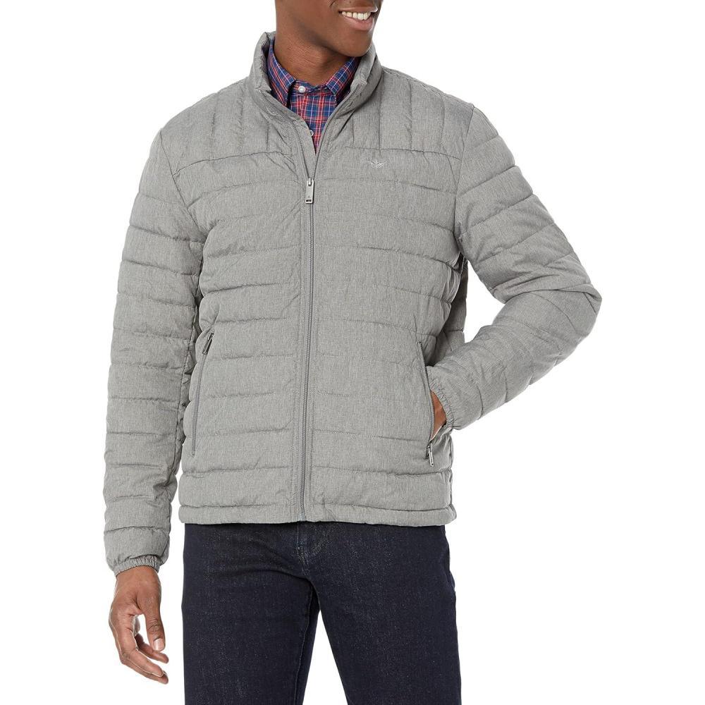imageDockers mens Classic Ultra Loft Packable Puffer JacketHeather Cement
