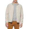 DOCKERS Mens Clean Zip-up Softshell Jacket(Khaki)