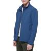 DOCKERS Mens Clean Zip-up Softshell Jacket(Ocean Blue)