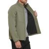 DOCKERS Mens Clean Zip-up Softshell Jacket(Olive)