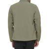 DOCKERS Mens Clean Zip-up Softshell Jacket(Olive)
