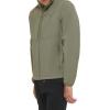 DOCKERS Mens Clean Zip-up Softshell Jacket(Olive)