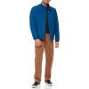 DOCKERS Mens Clean Zip-up Softshell Jacket(Poseidon)