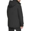 DOCKERS Men’s Dwight Soft Shell Bib Jacket(Black Hooded)