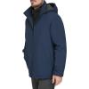 DOCKERS Men’s Dwight Soft Shell Bib Jacket(Navy Hooded)
