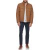DOCKERS Men’s Faux Leather Military Jacket(Saddle)