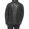 DOCKERS Men’s The Dylan Faux Leather Racer Jacket(Dark Brown With Bib)