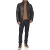 DOCKERS Men’s The Dylan Faux Leather Racer Jacket(Dark Brown With Bib)