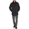 DOCKERS Mens Wool Melton Two Pocket Full Length Duffle Coat(Black)